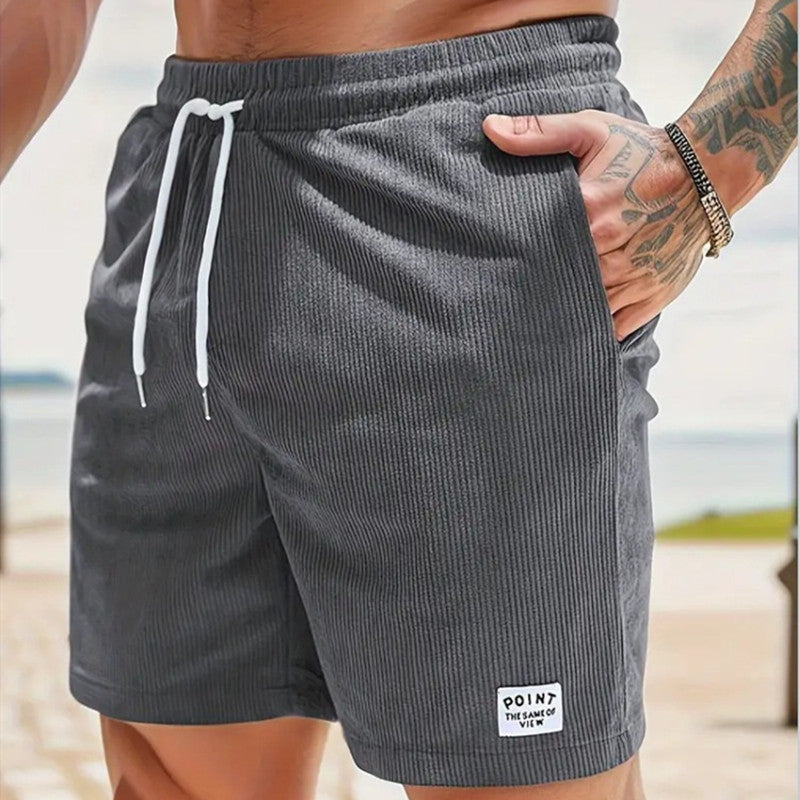 Lace-up Drawstring Shorts