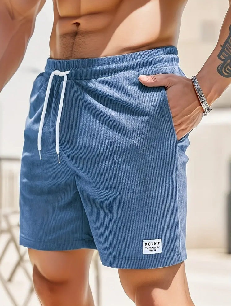 Lace-up Drawstring Shorts