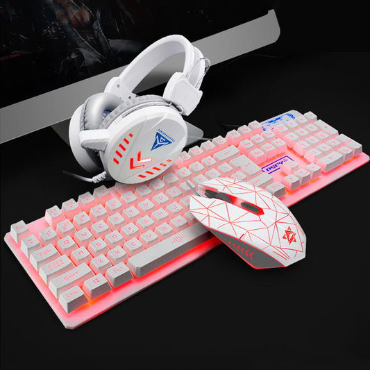 K59 luminous gaming mouse, keyboard and Headset