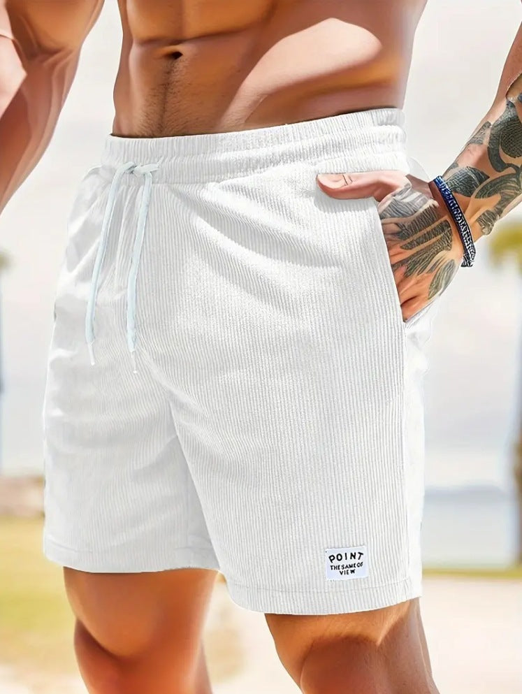 Lace-up Drawstring Shorts