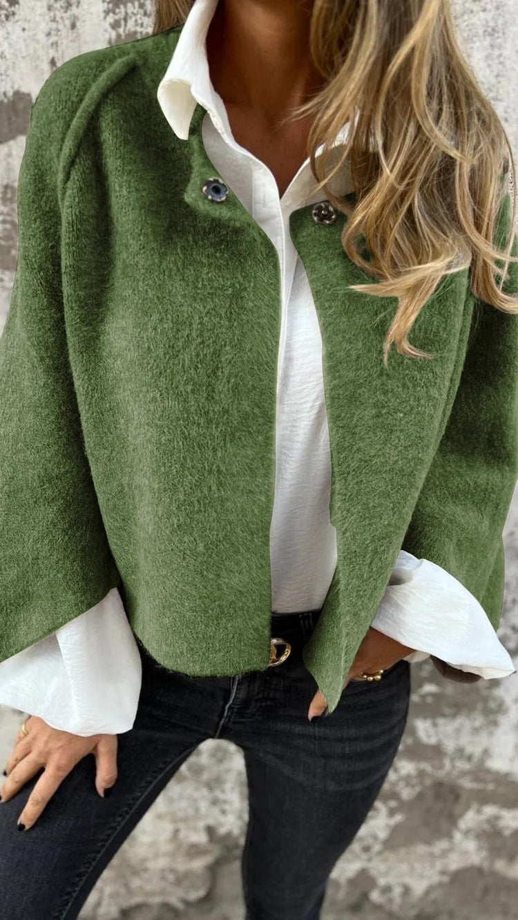 Batwing  Cardigan  Long Sleeve Coat