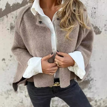 Batwing  Cardigan  Long Sleeve Coat