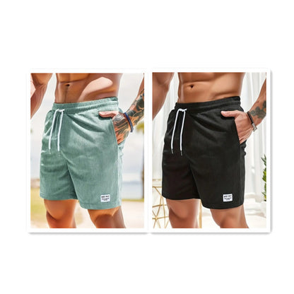 Lace-up Drawstring Shorts