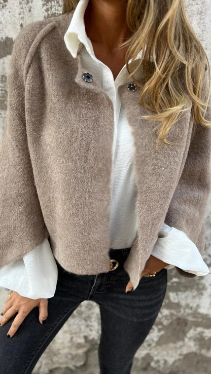 Batwing  Cardigan  Long Sleeve Coat