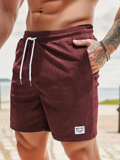 Lace-up Drawstring Shorts