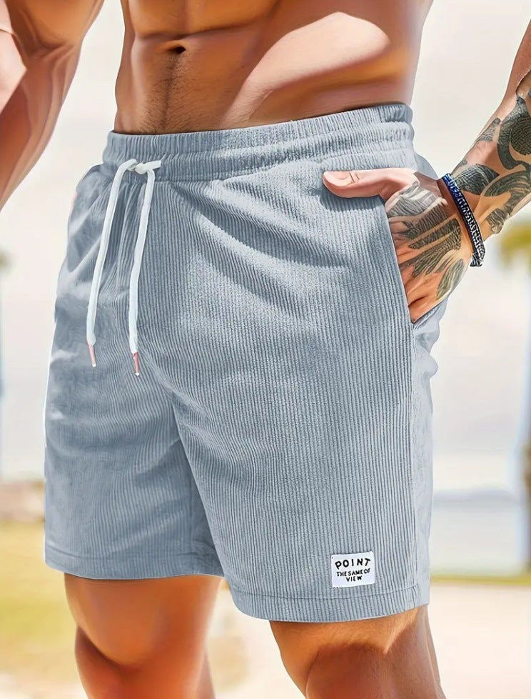 Lace-up Drawstring Shorts