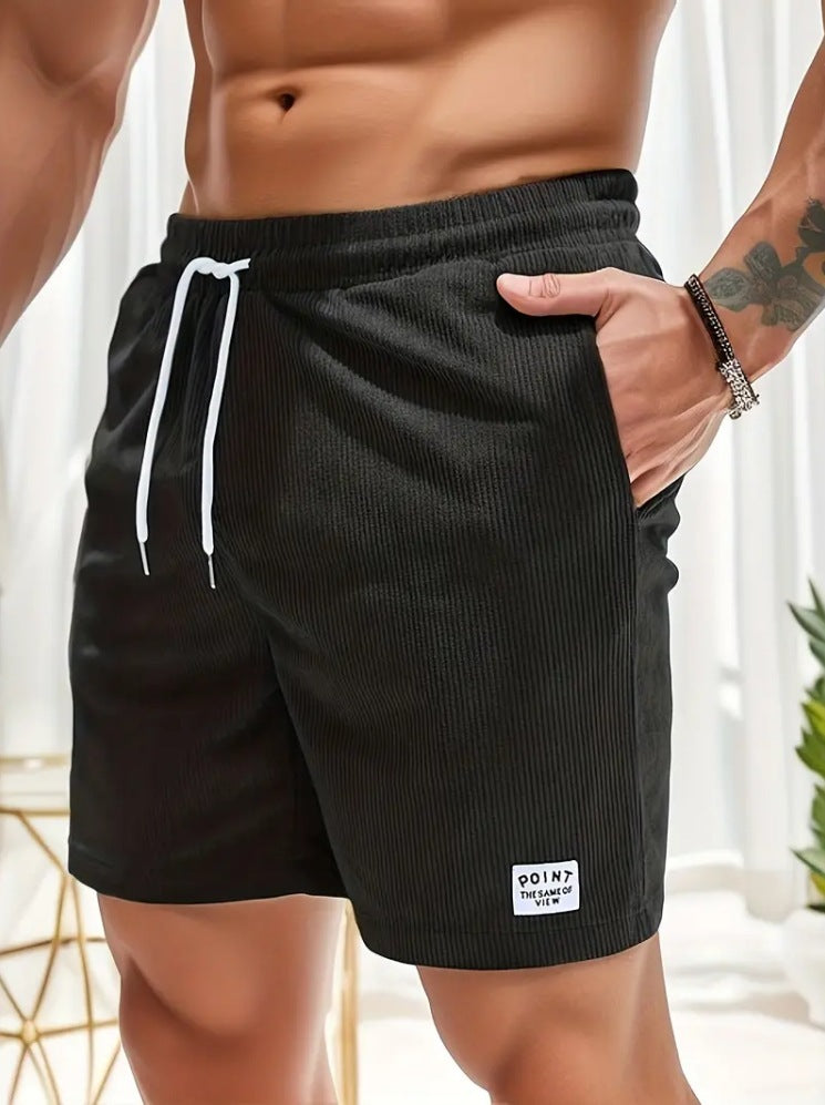 Lace-up Drawstring Shorts