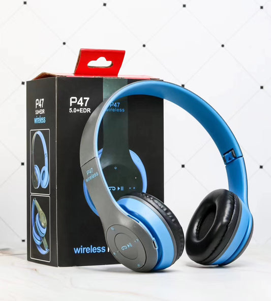 P47 Wireless Foldable Headset