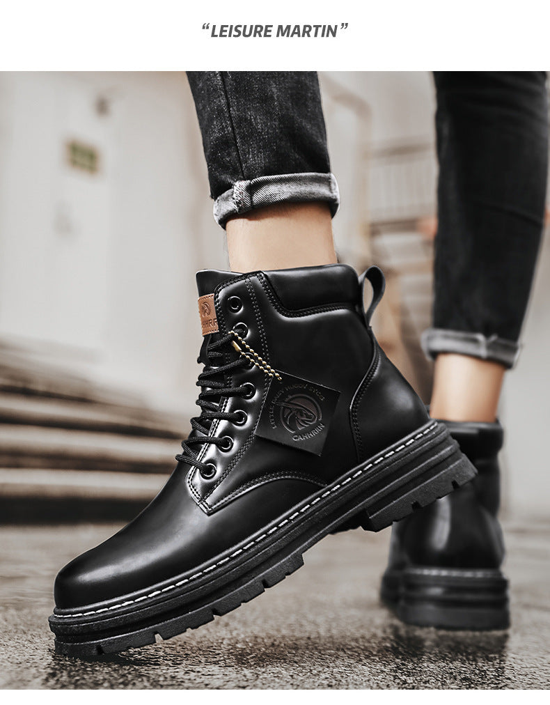 Men's Leather Vintage Boots