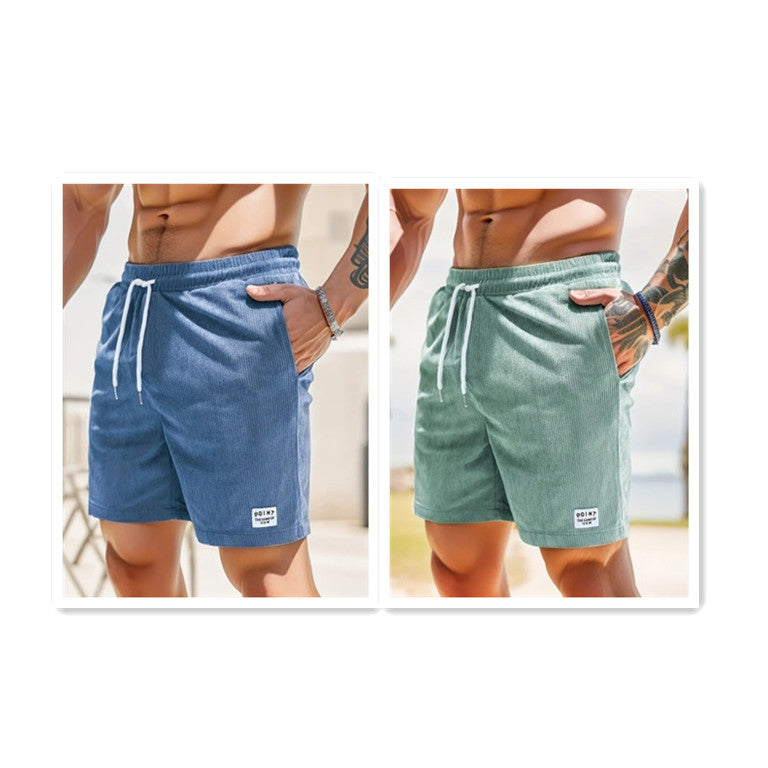 Lace-up Drawstring Shorts